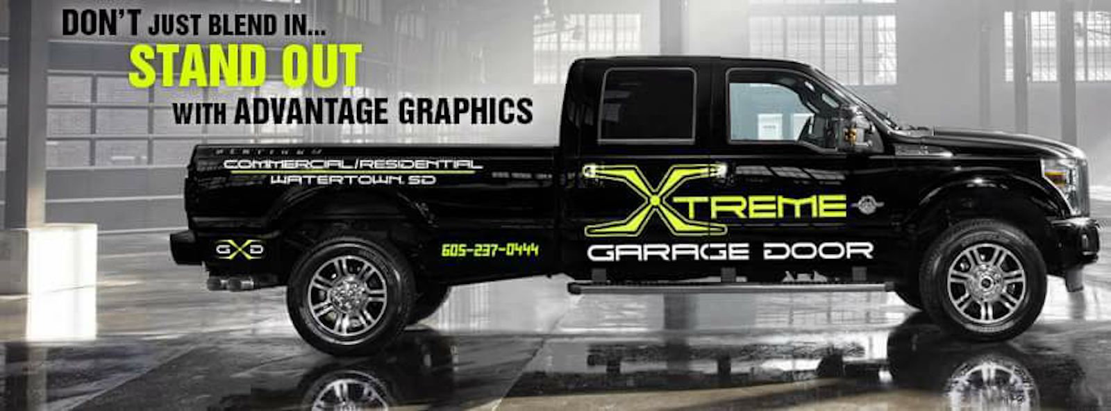 Xtreme Garage Door Truck